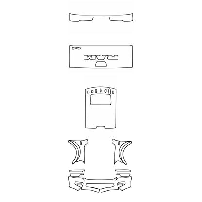 Pre-Cut PPF RAM Trucks 2500 Crew Cab Limited 2025 - PPF-Kits