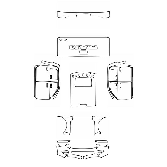 Pre-Cut PPF RAM Trucks 2500 Crew Cab Power Wagon 2025 - PPF-Kits
