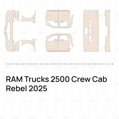 Pre-Cut PPF RAM Trucks 2500 Crew Cab Rebel 2025