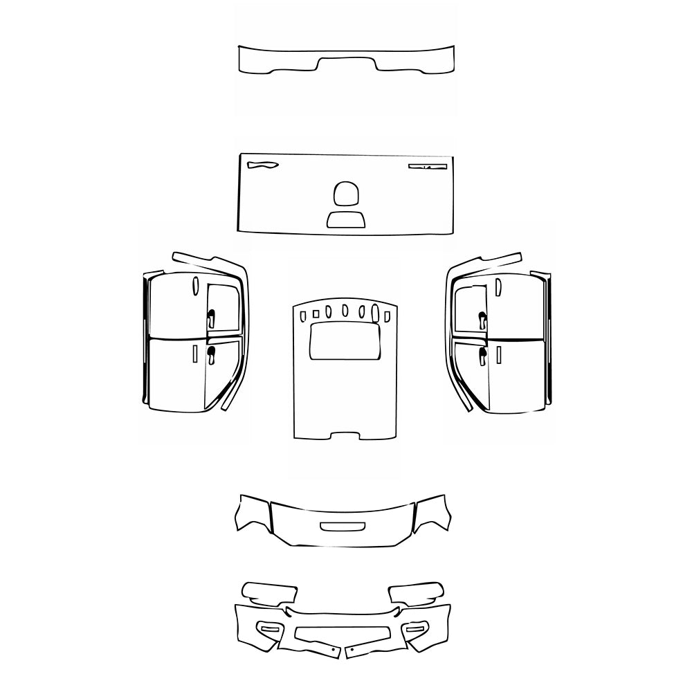 Pre-Cut PPF RAM Trucks 3500 Laramie 2019 - PPF-Kits