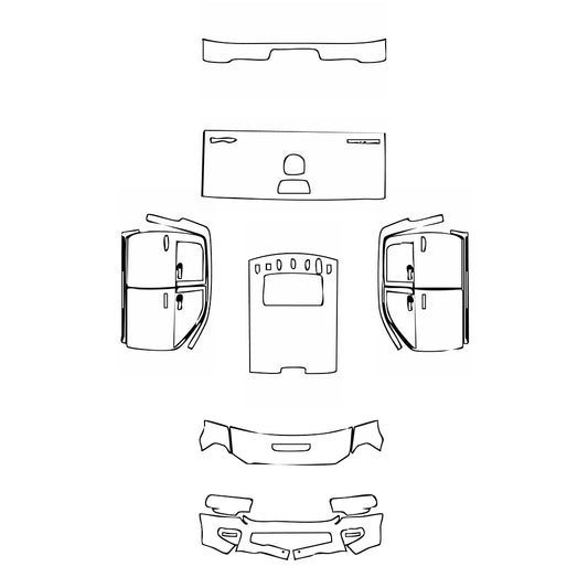 Pre-Cut PPF RAM Trucks 3500 Laramie 2021 - PPF-Kits