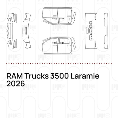 Pre-Cut PPF RAM Trucks 3500 Laramie 2026