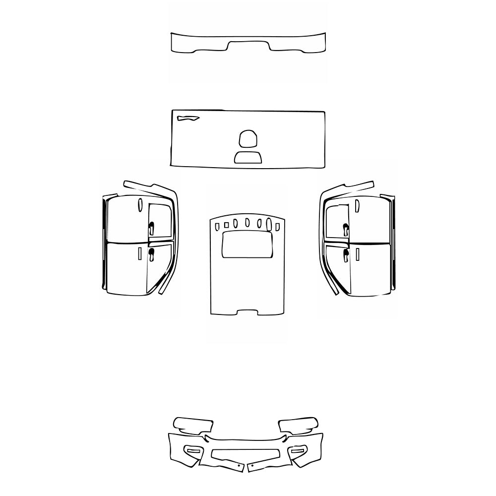 Pre-Cut PPF RAM Trucks 3500 Limited Longhorn 2022 - PPF-Kits