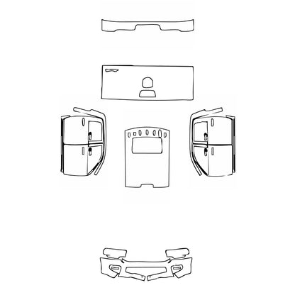 Pre-Cut PPF RAM Trucks 3500 Limited Longhorn 2024 - PPF-Kits