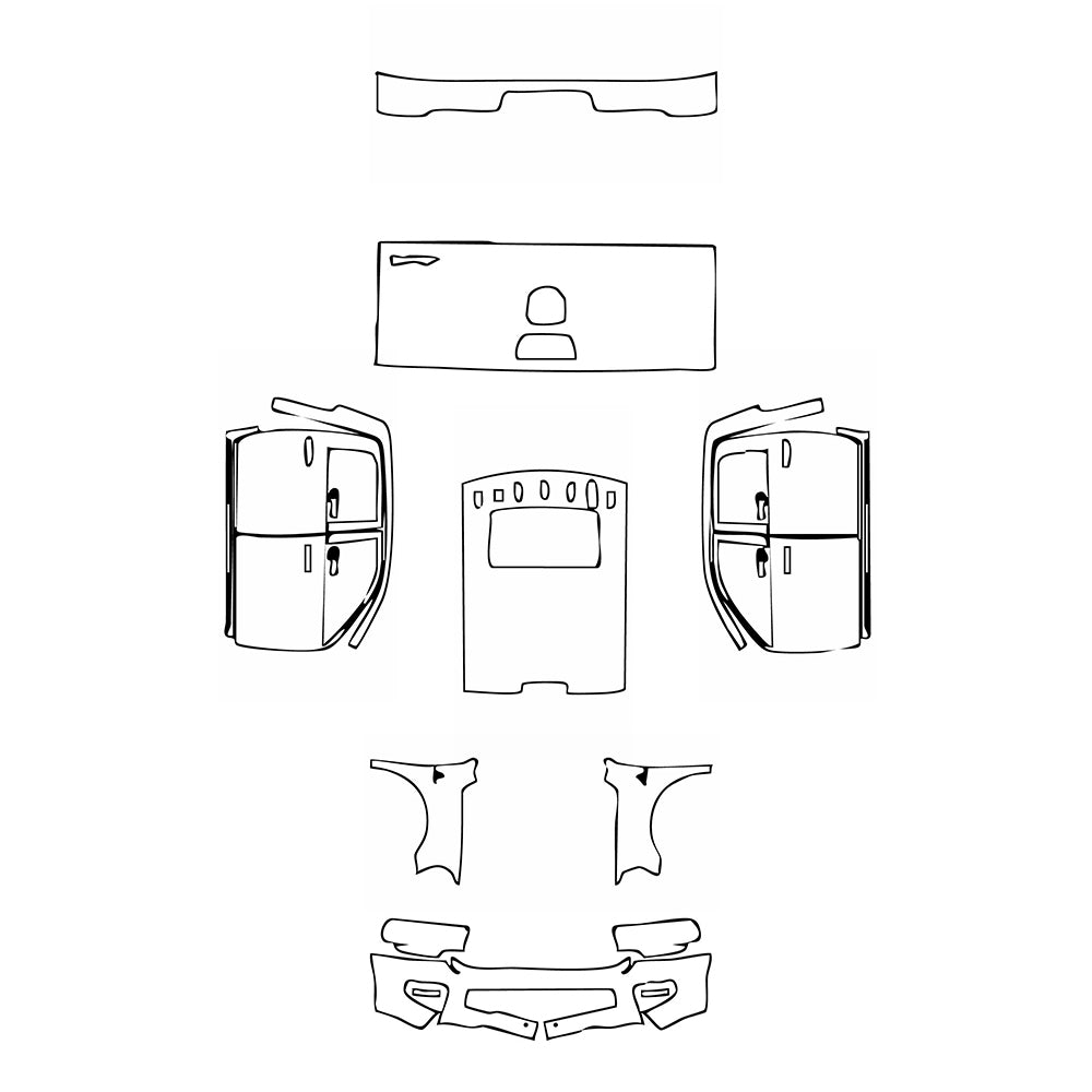 Pre-Cut PPF RAM Trucks 3500 Tradesman 2020 - PPF-Kits