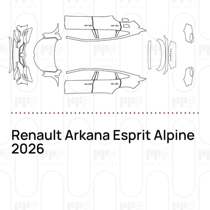 Pre-Cut PPF Renault Arkana Esprit Alpine 2026