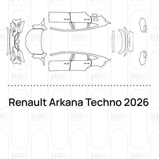 Pre-Cut PPF Renault Arkana Techno 2026