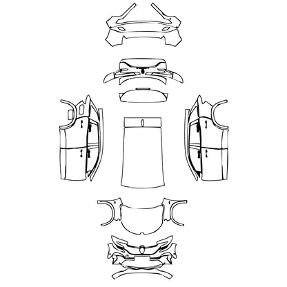Pre-Cut PPF Renault Austral Iconic esprit Alpine 2024 - PPF-Kits