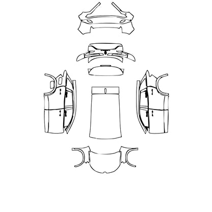 Pre-Cut PPF Renault Austral Techno 2023 - PPF-Kits