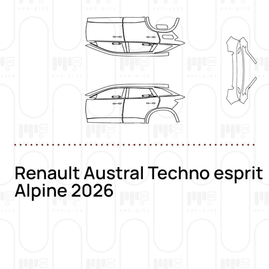 Pre-Cut PPF Renault Austral Techno esprit Alpine 2026