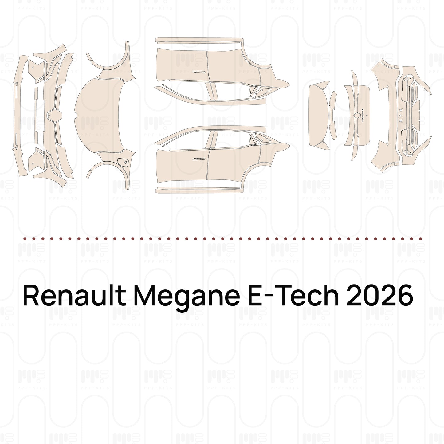 Pre-Cut PPF Renault Megane E-Tech 2026