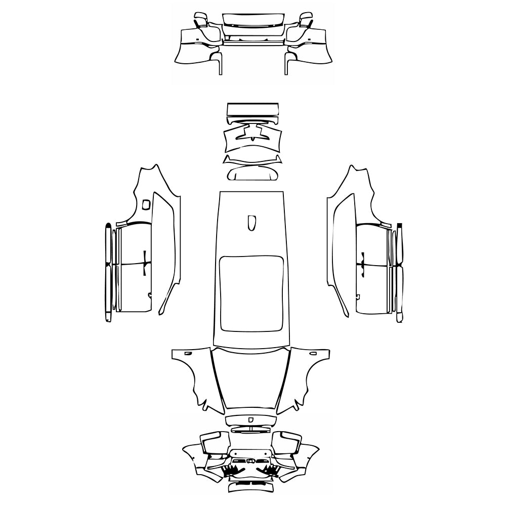 Pre-Cut PPF Rolls-Royce Cullinan 2025 - PPF-Kits