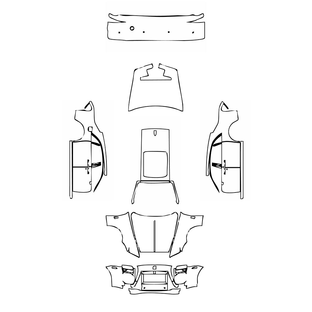 Pre-Cut PPF Rolls-Royce Ghost Extended Wheelbase 2014 - PPF-Kits