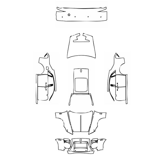 Pre-Cut PPF Rolls-Royce Ghost Standard Wheelbase 2011 - PPF-Kits