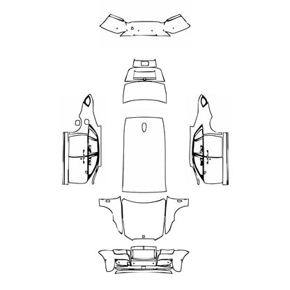 Pre-Cut PPF Rolls-Royce Ghost Standard Wheelbase 2022 - PPF-Kits