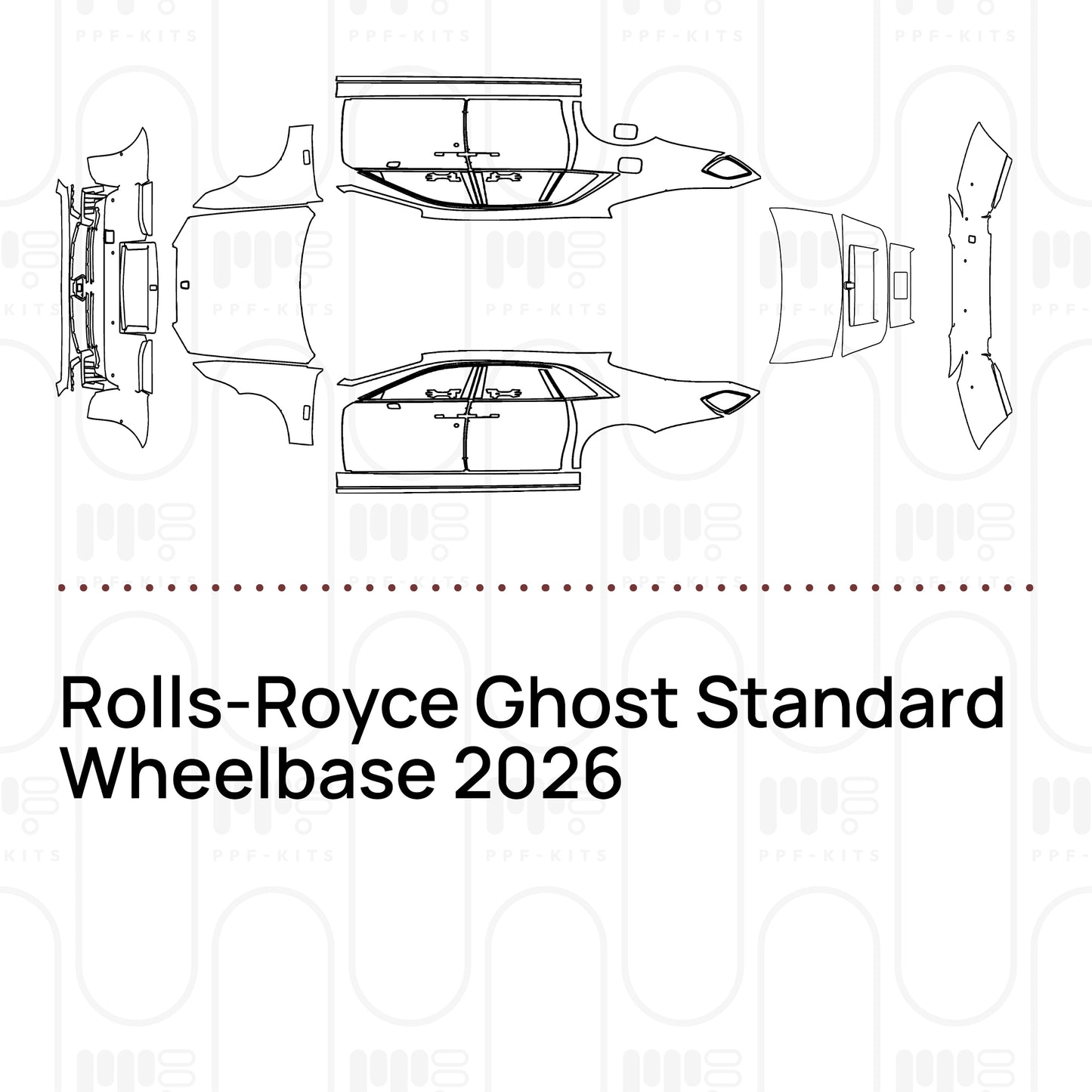 Pre-Cut PPF Rolls-Royce Ghost Standard Wheelbase 2026