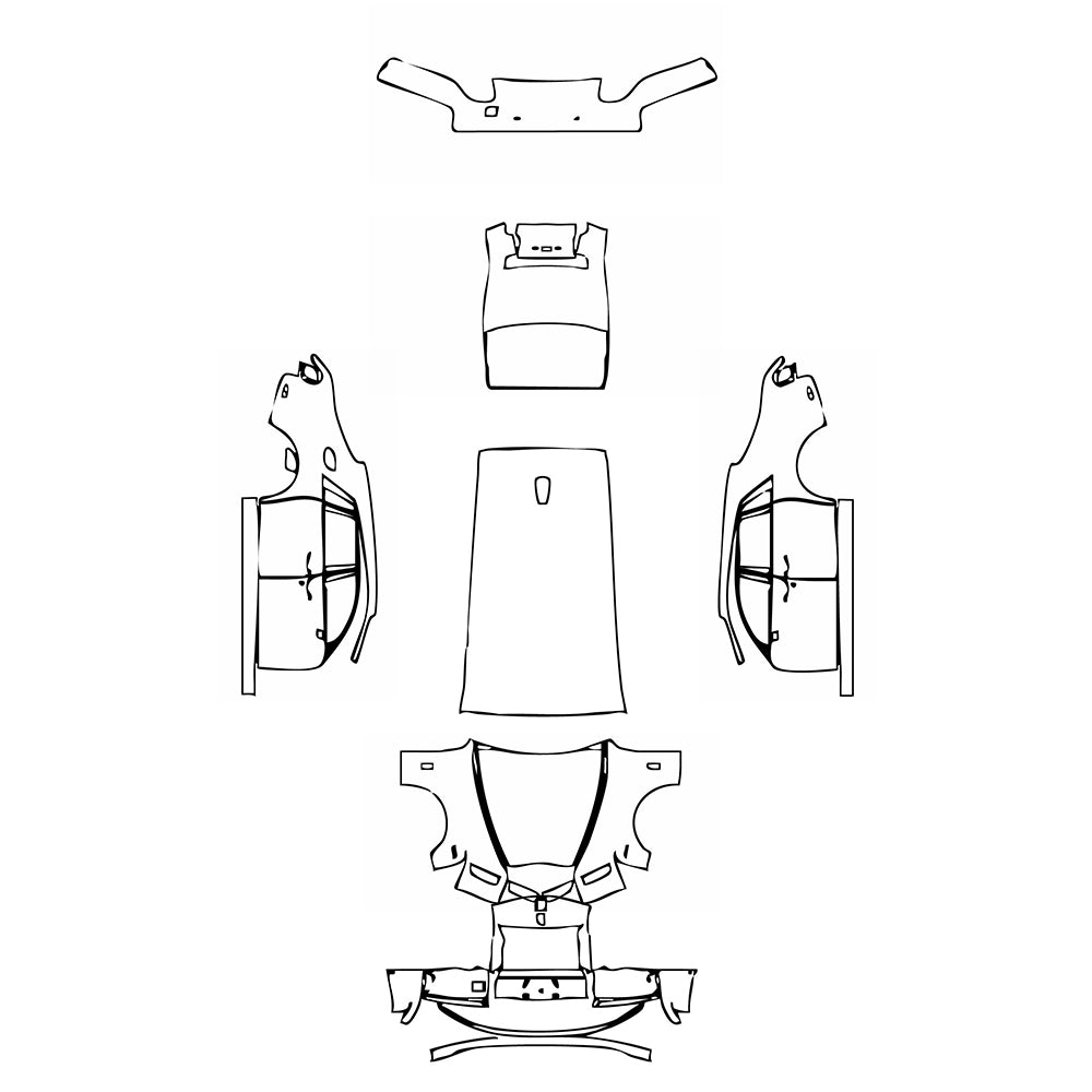 Pre-Cut PPF Rolls-Royce Phantom Sedan Standard Wheelbase 2023 - PPF-Kits