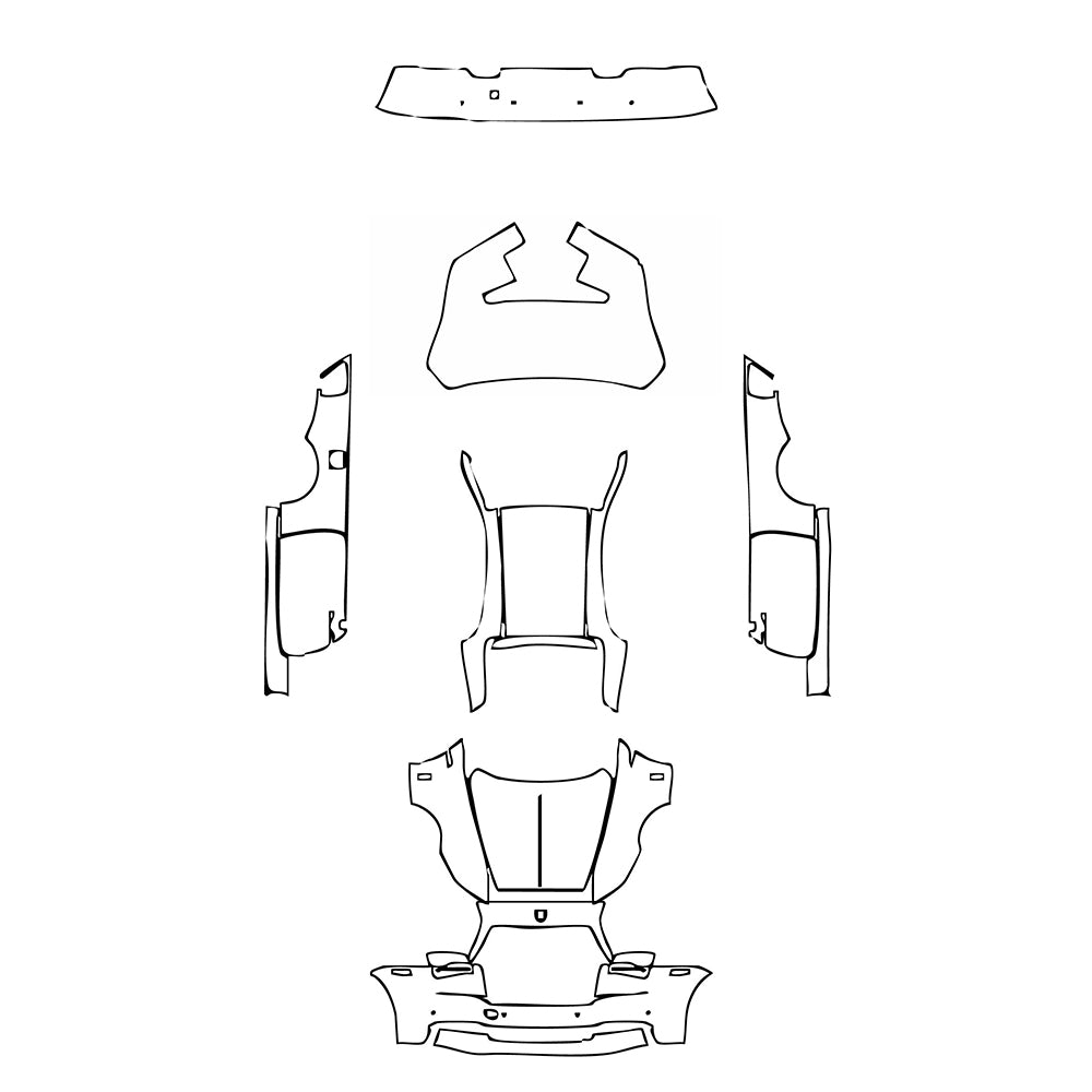 Pre-Cut PPF Rolls-Royce Wraith 2020 - PPF-Kits