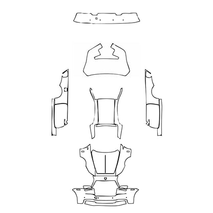 Pre-Cut PPF Rolls-Royce Wraith 2020 - PPF-Kits