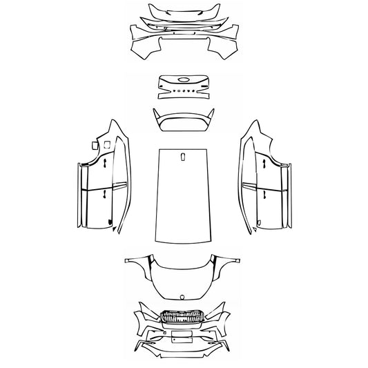 Pre-Cut PPF Skoda Enyaq iV (EU) Luxury 2025 - PPF-Kits