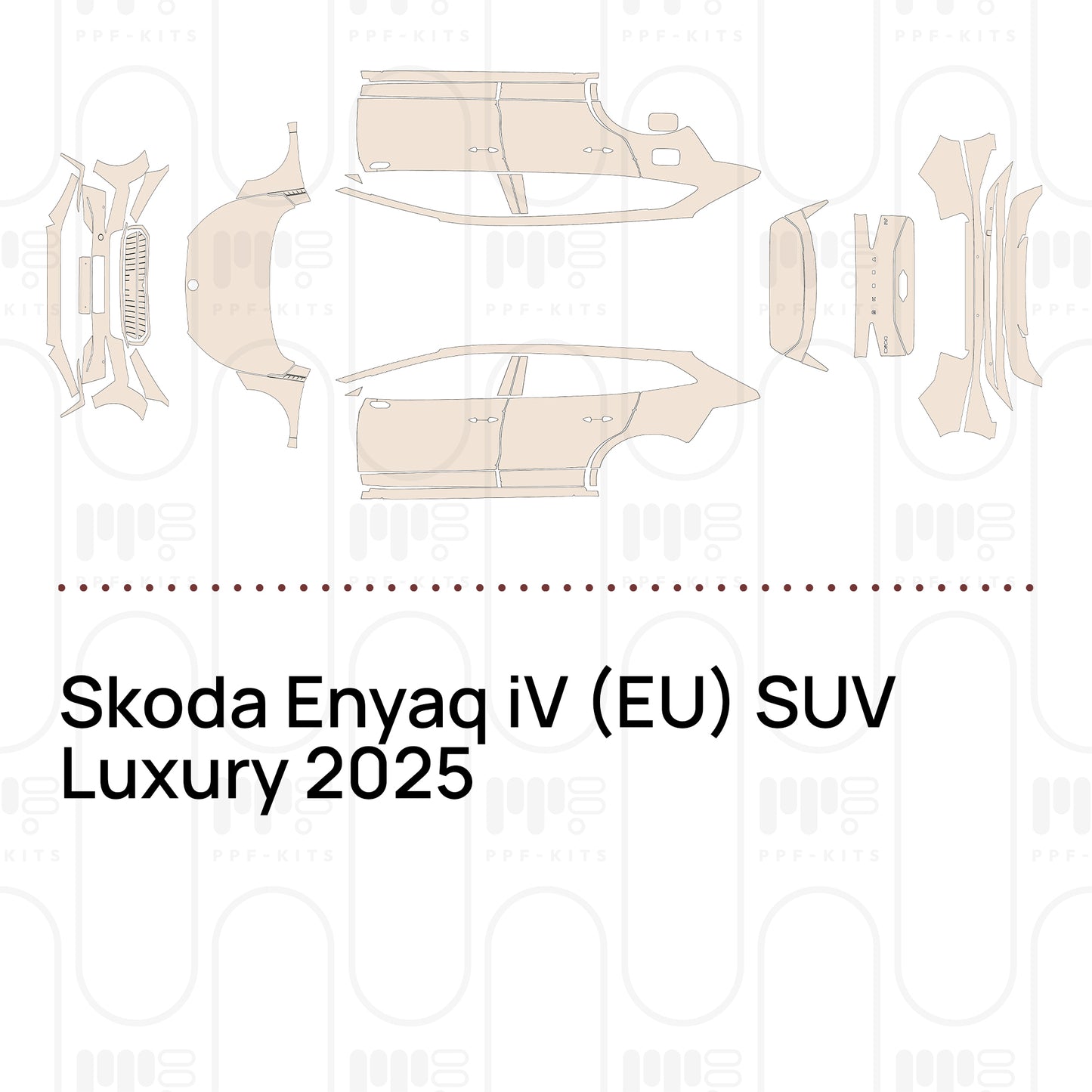 Pre-Cut PPF Skoda Enyaq iV (EU) SUV Luxury 2025