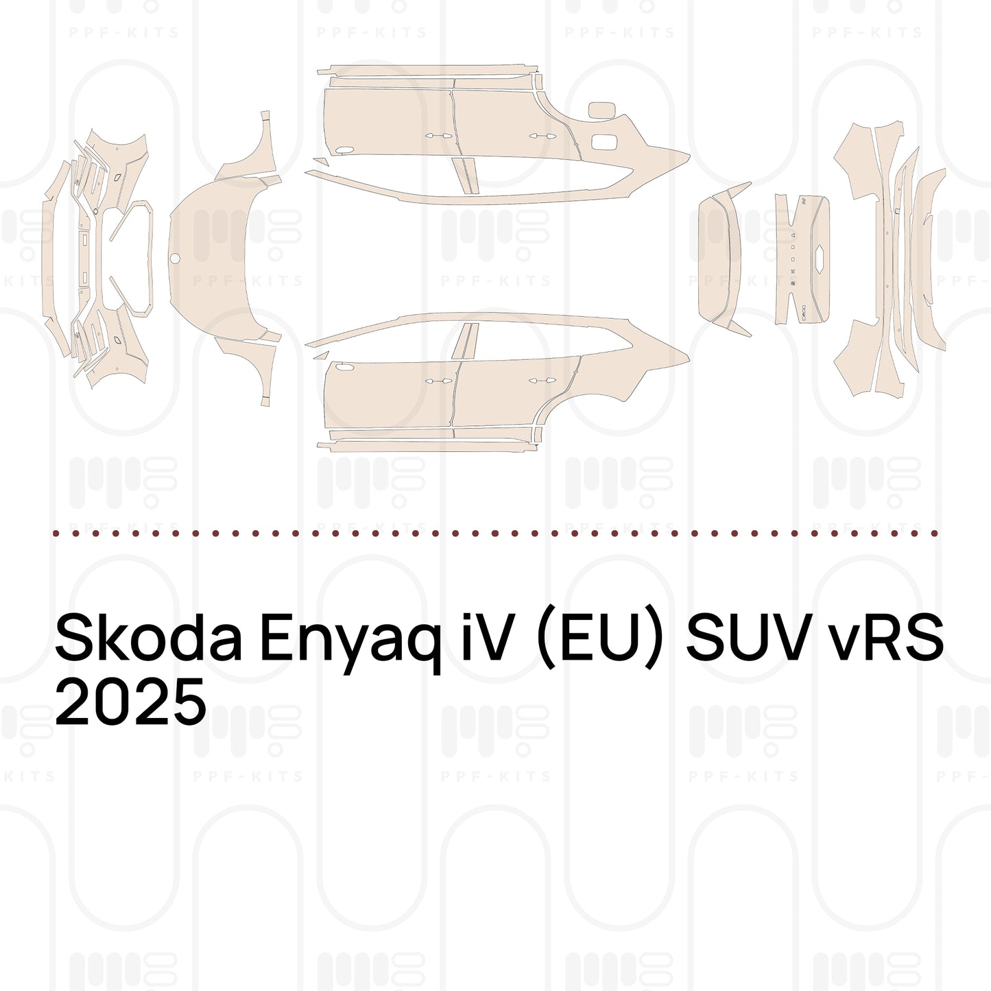 Pre-Cut PPF Skoda Enyaq iV (EU) SUV vRS 2025