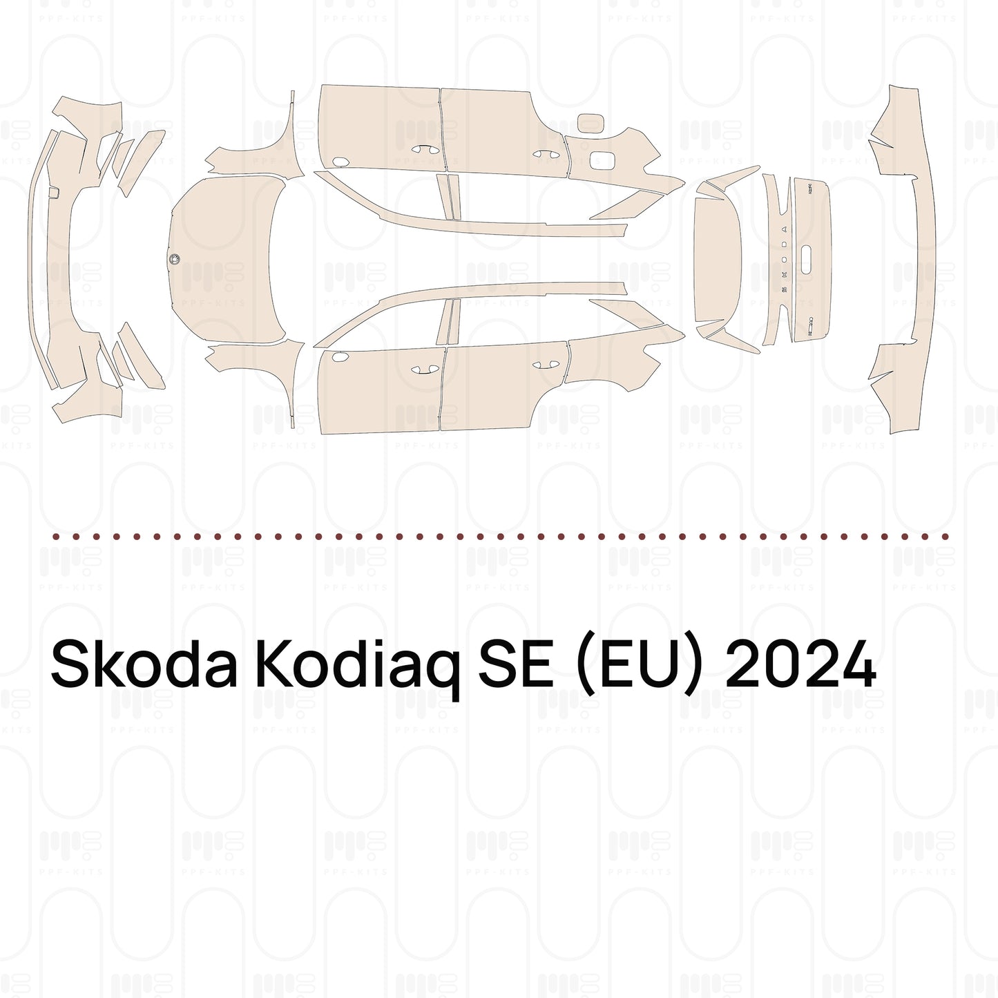 Pre-Cut PPF Skoda Kodiaq SE (EU) 2024