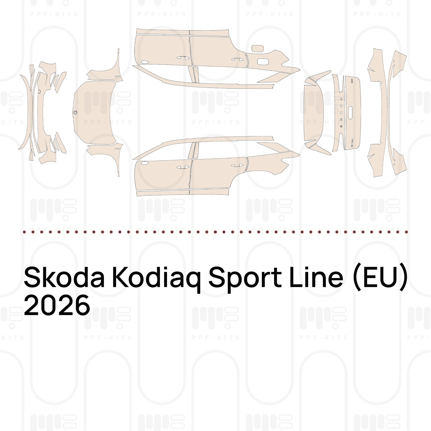 Pre-Cut PPF Skoda Kodiaq Sport Line (EU) 2026