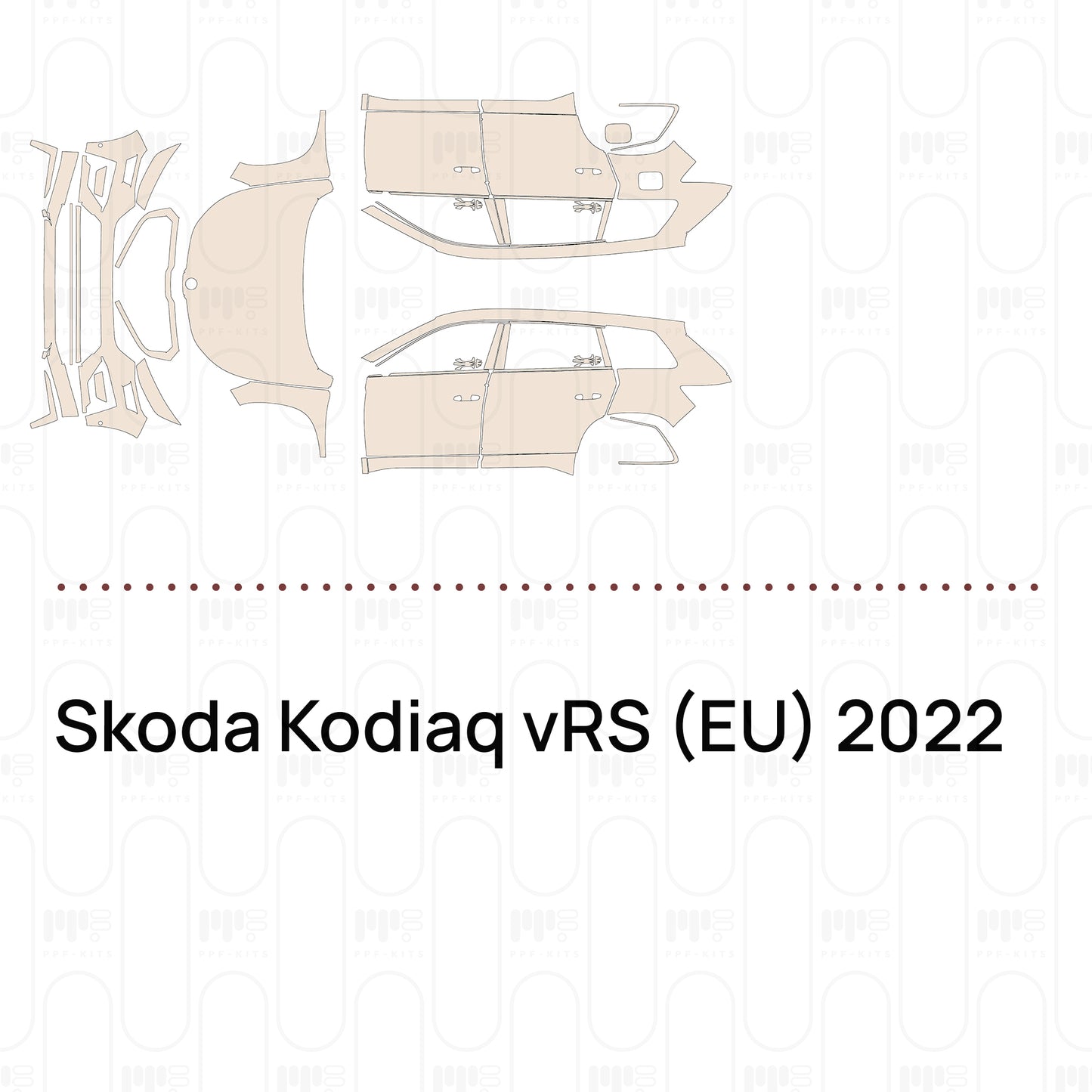 Pre-Cut PPF Skoda Kodiaq vRS (EU) 2022