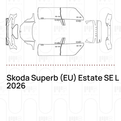 Pre-Cut PPF Skoda Superb (EU) Estate SE L 2026