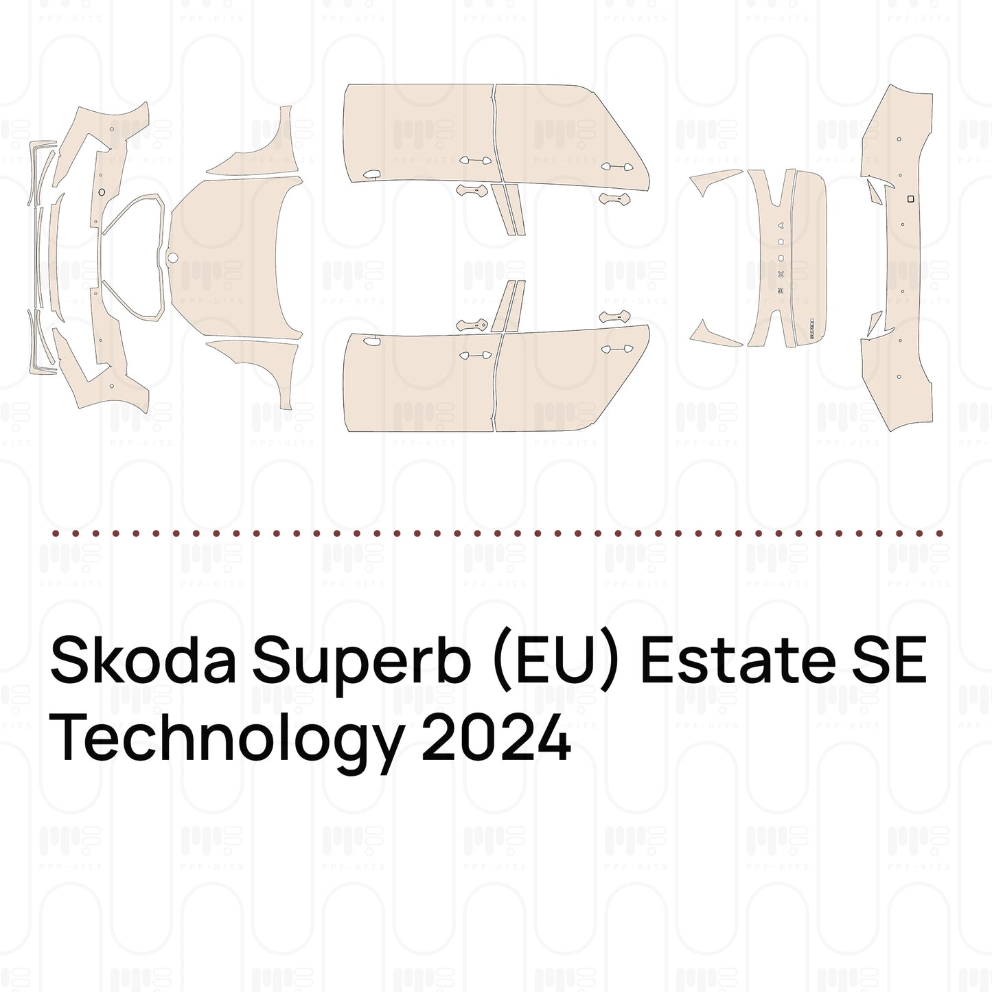 Pre-Cut PPF Skoda Superb (EU) Estate SE Technology 2024