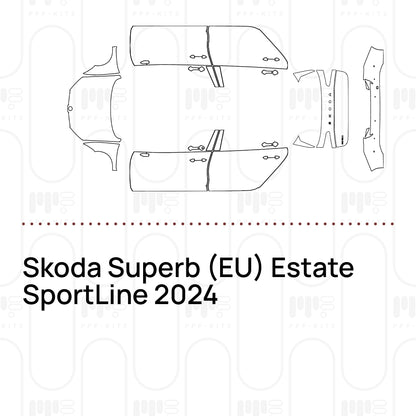 Pre-Cut PPF Skoda Superb (EU) Estate SportLine 2024
