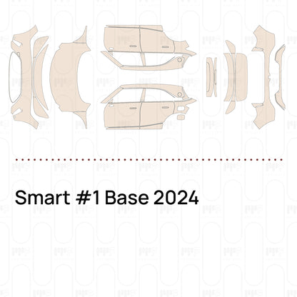 Pre-Cut PPF Smart #1 Base 2024