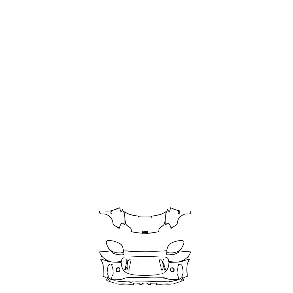 Pre-Cut PPF Smart fortwo EQ Convertible 2023 - PPF-Kits