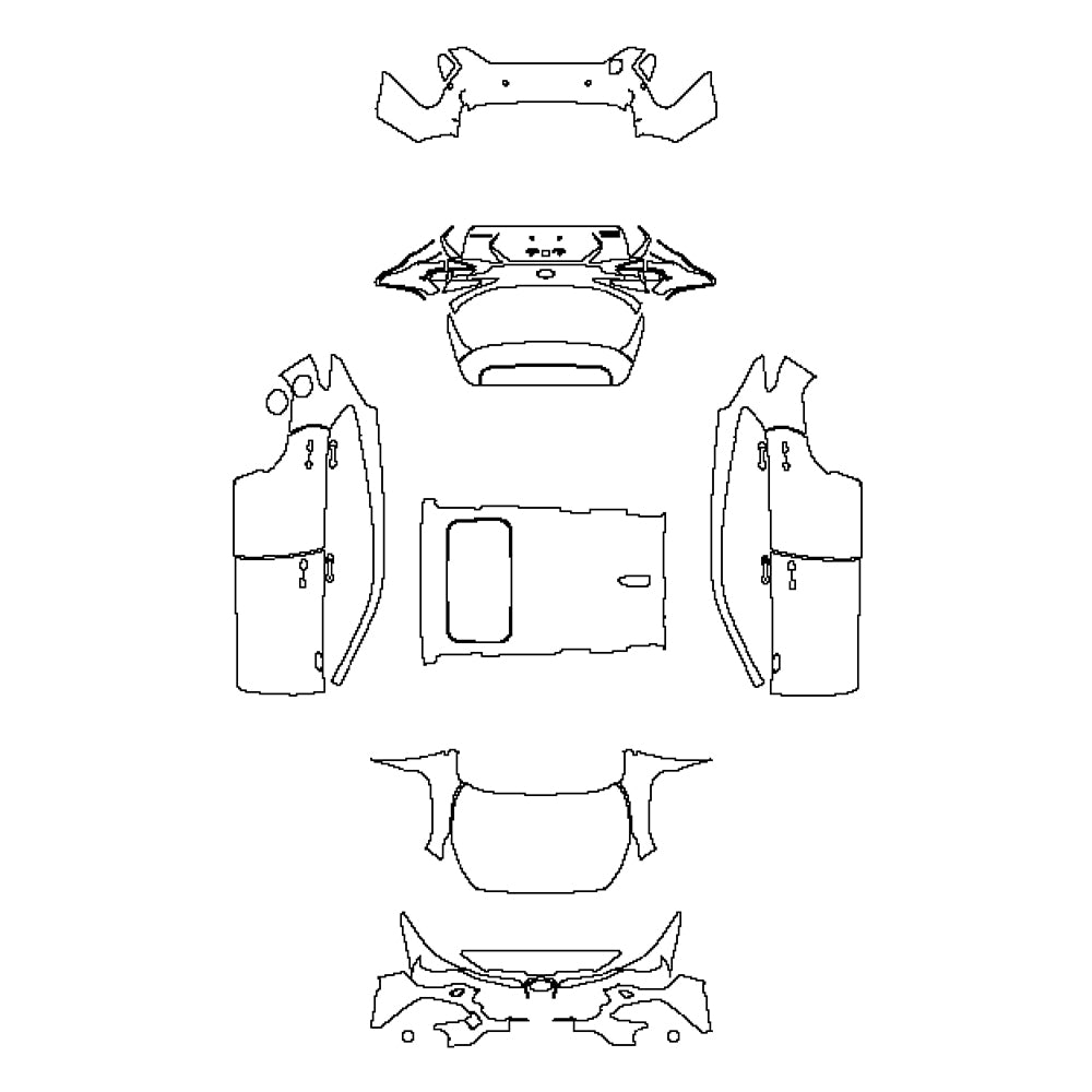 Pre-Cut PPF Subaru Crosstrek (US) Premium 2023 - PPF-Kits