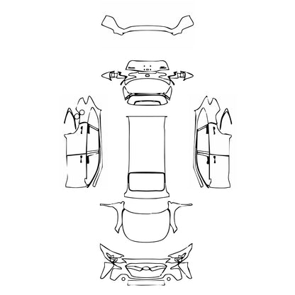 Pre-Cut PPF Subaru Outback (US) Touring 2025 - PPF-Kits