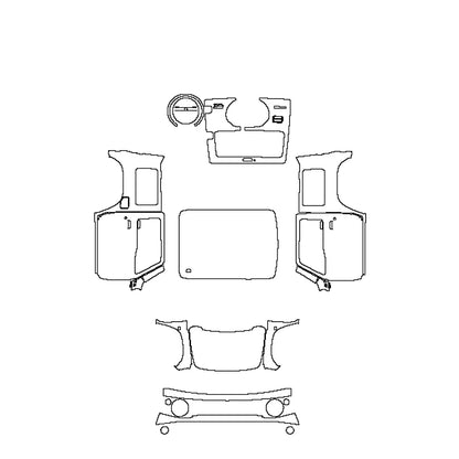 Pre-Cut PPF Suzuki Jimny 3Door 2021 - PPF-Kits
