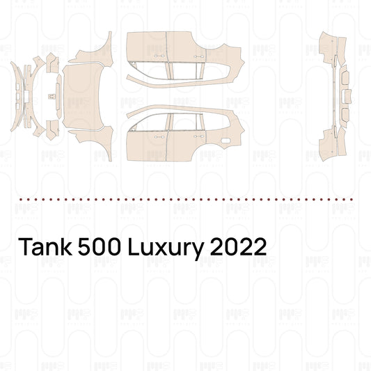 Tank 500 Luxury 2022 – Forskåret PPF-lakbeskyttelsesfilm