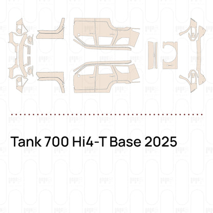 Pre-Cut PPF Tank 700 Hi4-T Base 2025