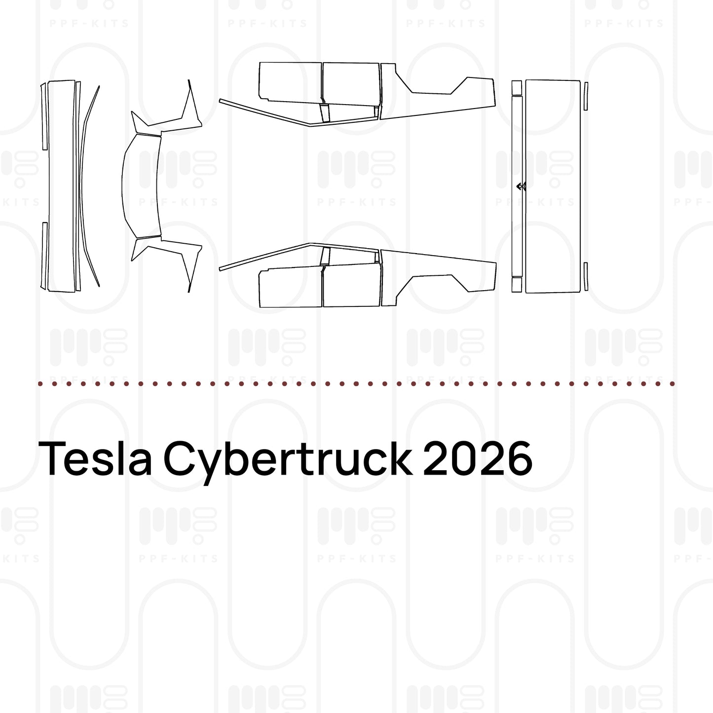 Pre-Cut PPF Tesla Cybertruck 2026