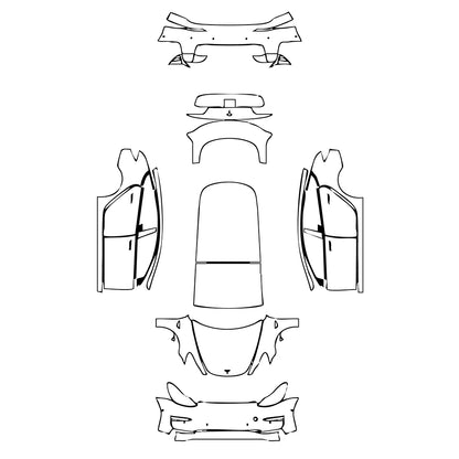 Pre-Cut PPF Tesla Model 3 2023 - PPF-Kits