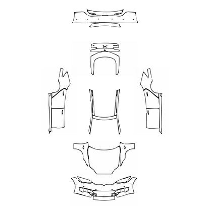 Pre-Cut PPF Tesla Model S 2018 - PPF-Kits