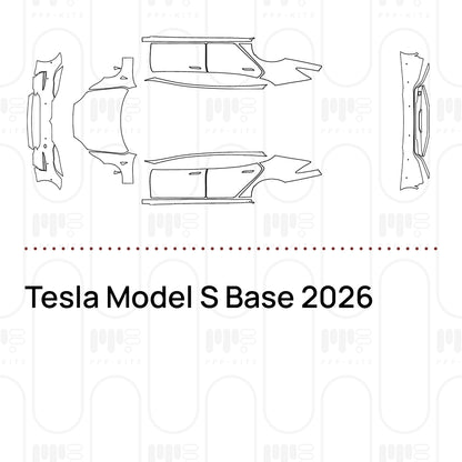 Pre-Cut PPF Tesla Model S Base 2026