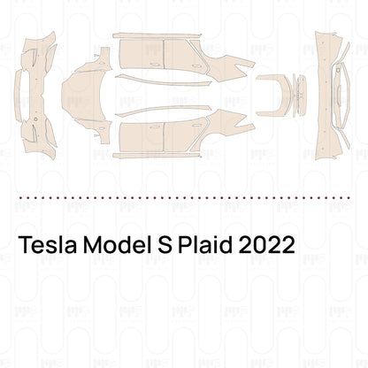 Pre-Cut PPF Tesla Model S Plaid 2022