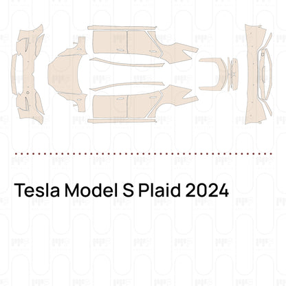 Pre-Cut PPF Tesla Model S Plaid 2024