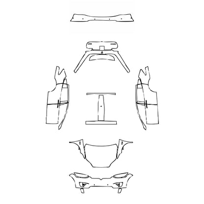 Pre-Cut PPF Tesla Model X Base 2016 - PPF-Kits