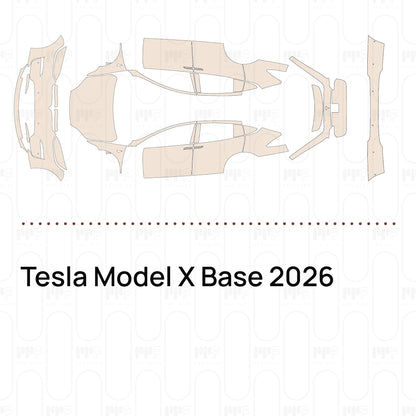 Pre-Cut PPF Tesla Model X Base 2026