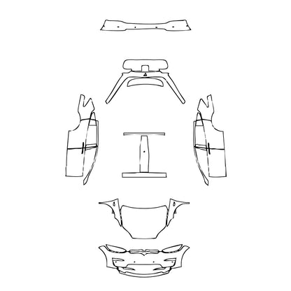 Pre-Cut PPF Tesla Model X Plaid 2023 - PPF-Kits