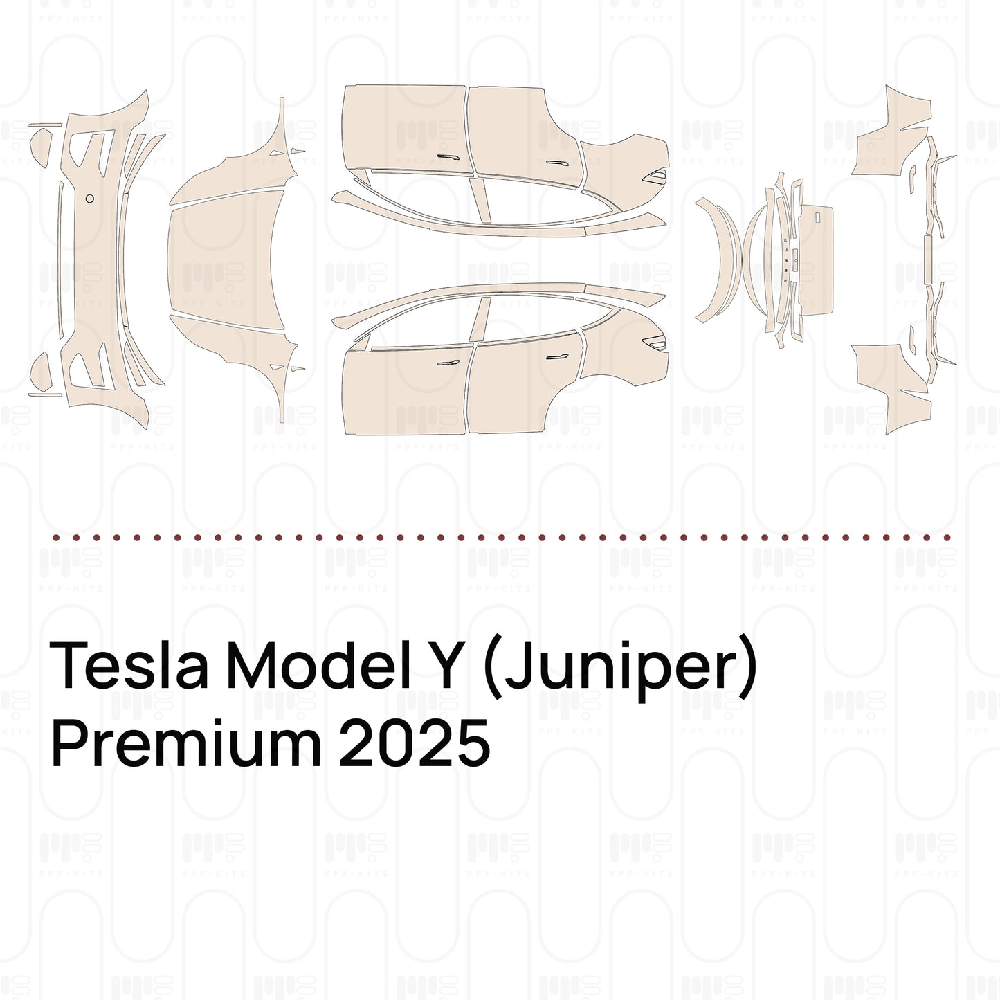 Pre-Cut PPF Tesla Model Y (Juniper) Premium 2025