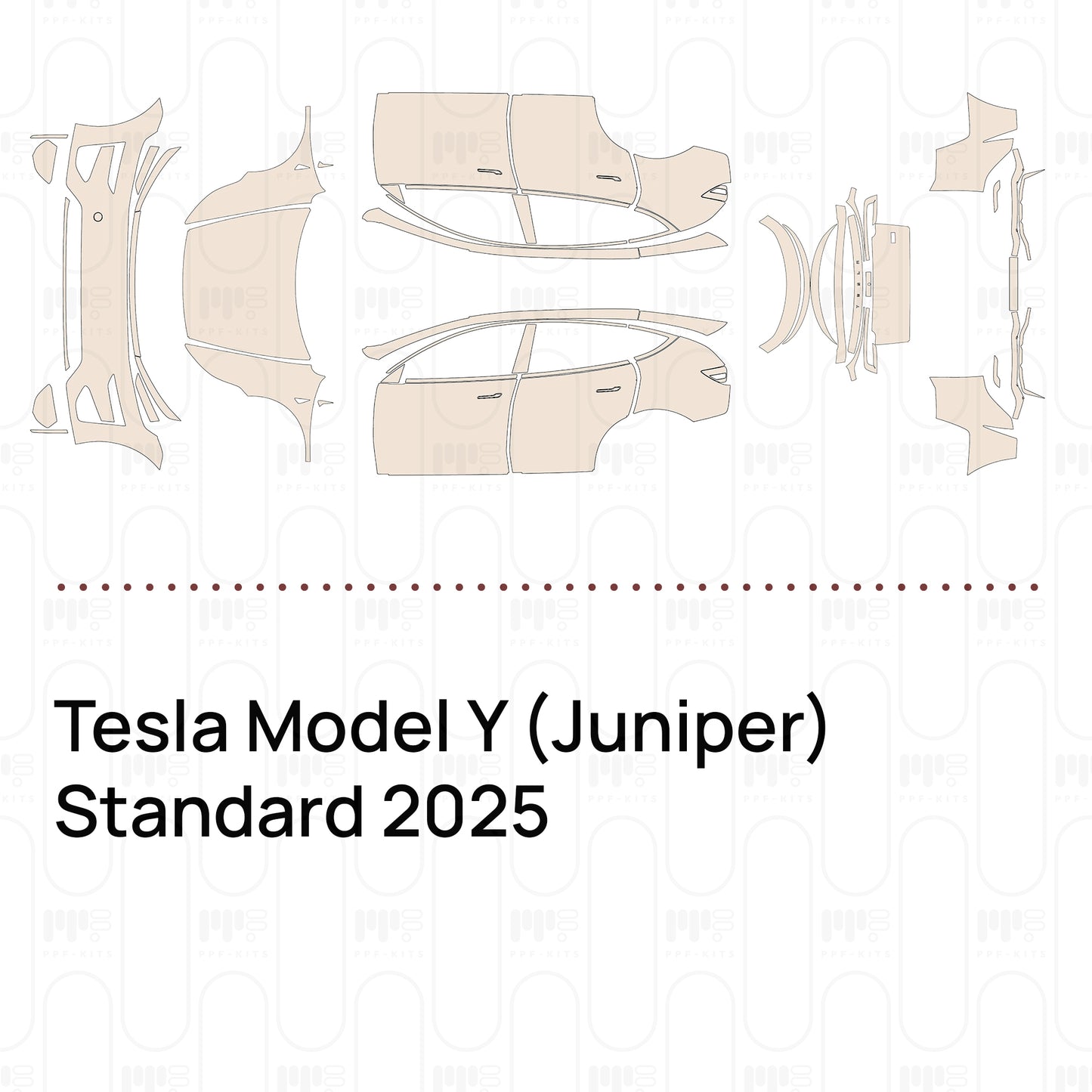 Pre-Cut PPF Tesla Model Y (Juniper) Standard 2025